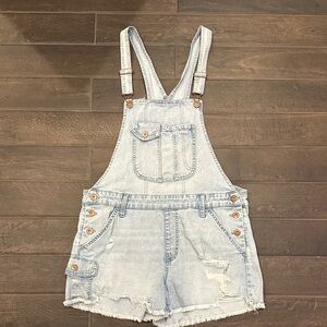 Light Blue Denim Overalls